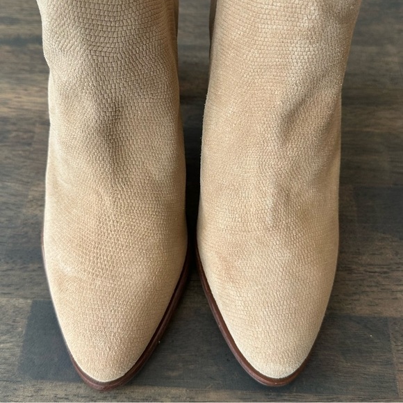 Vince Camuto Paitrilla Heeled Suede Bootie - Picture 8 of 8